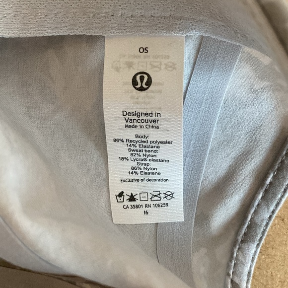 Lululemon Gray Camouflage Cap. OS - Picture 6 of 7